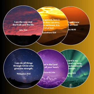 Scripture Projection Theme Bible Verse Projector (Comes with 6 Free Scripture Discs) – Godisabove USA