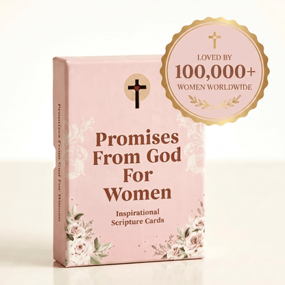 GodIsAbove Women’s Scripture Cards | Inspirational Cards for Faith & Encouragement